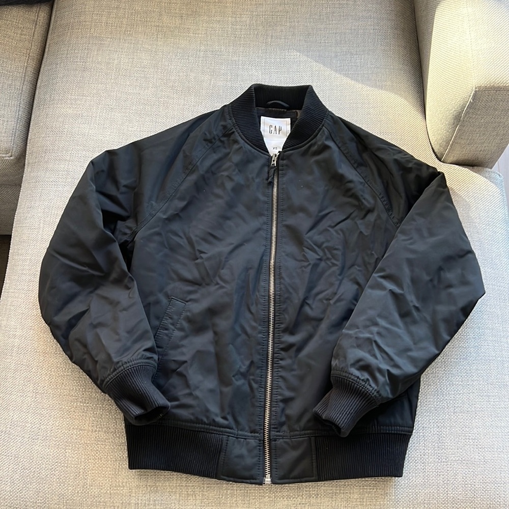 GAP Black Bomber Jacket
